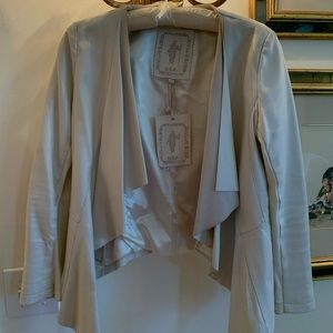 White Leather Jacket